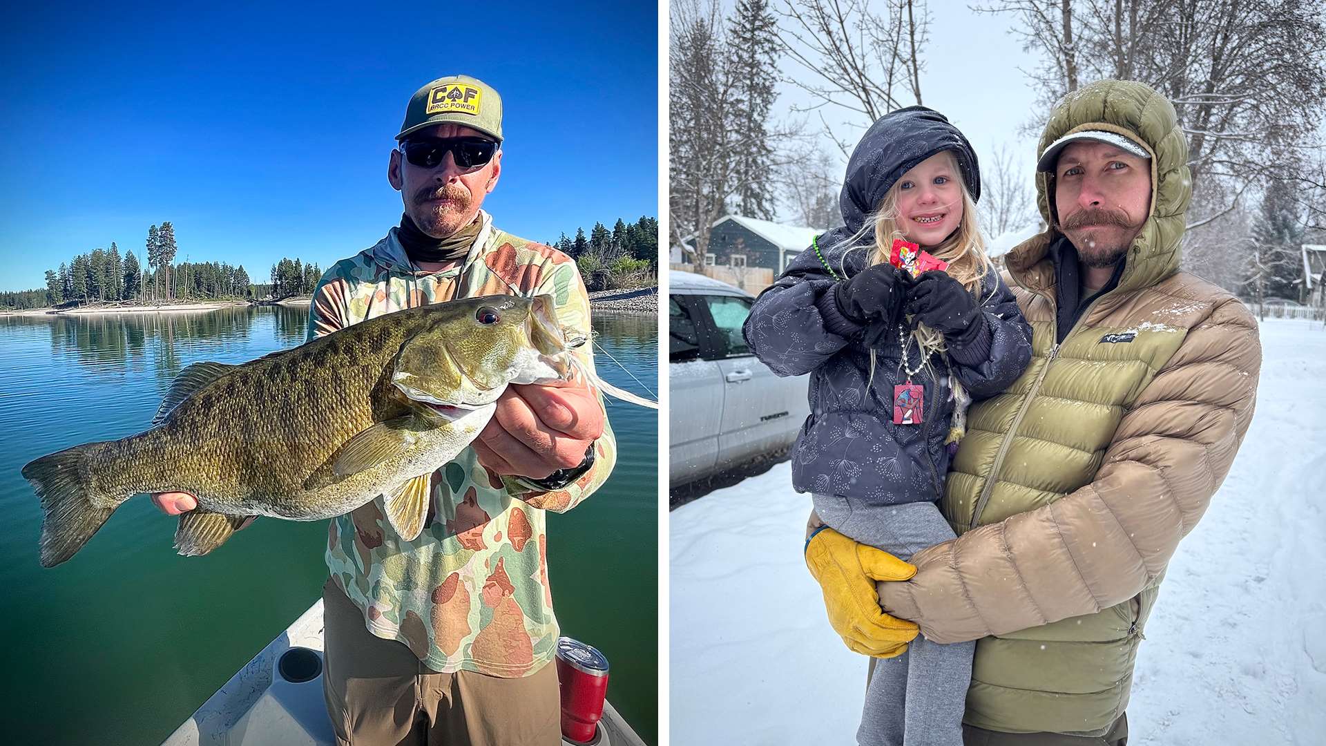 Bagnoli, daughter and fish