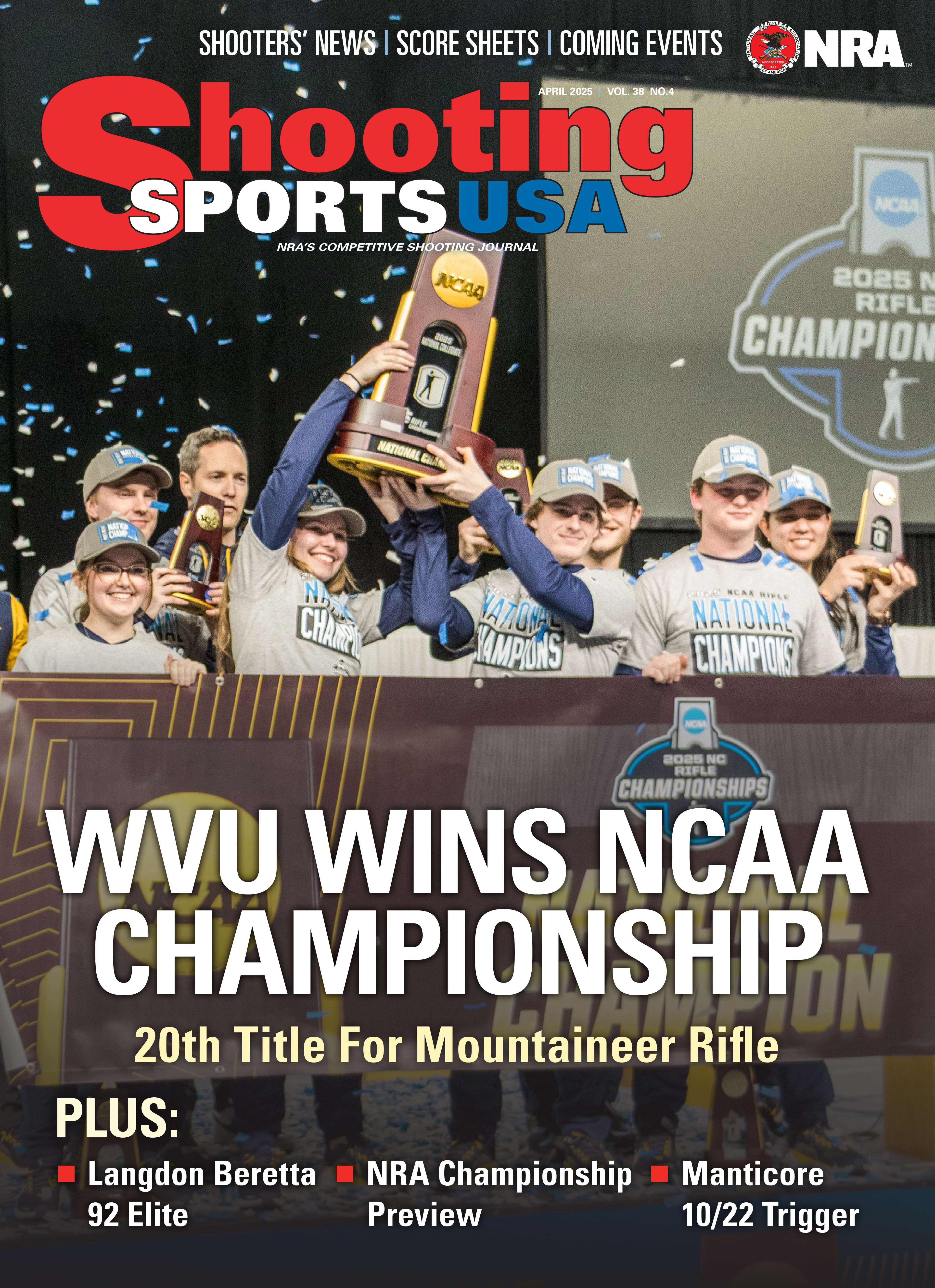 WVU Wins 20th NCAA Rifle Title