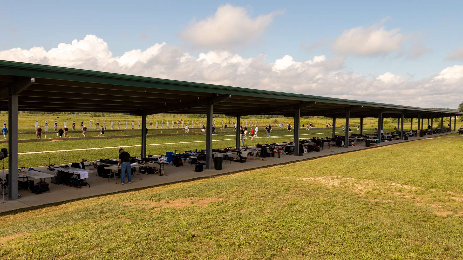 Camp Atterbury covered smallbore &amp; pistol range