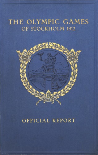 Cover of the Stockholm 1912 Olympic Games Official Report.