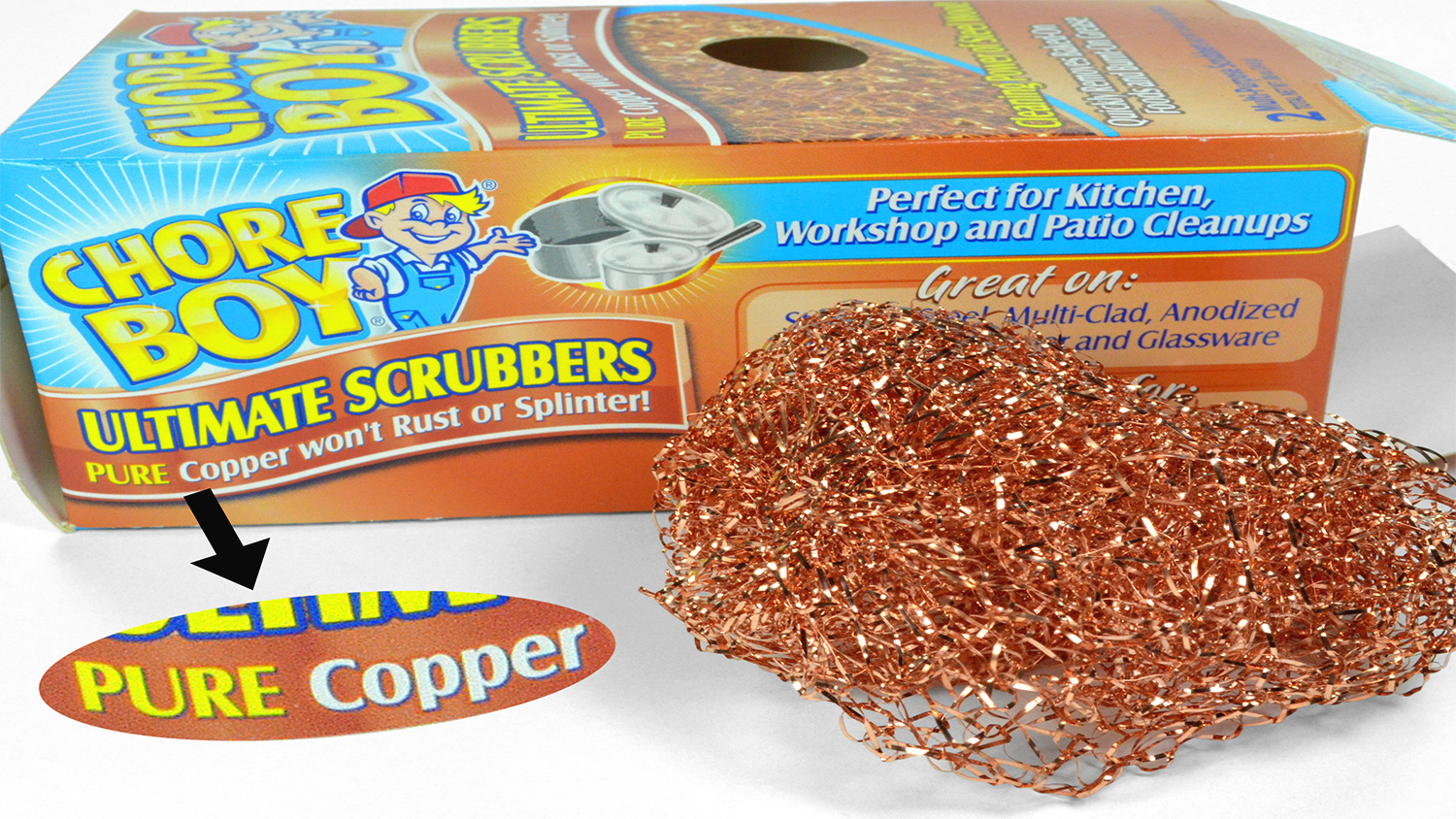 Chore Boy Pure Copper Ultimate Scrubber