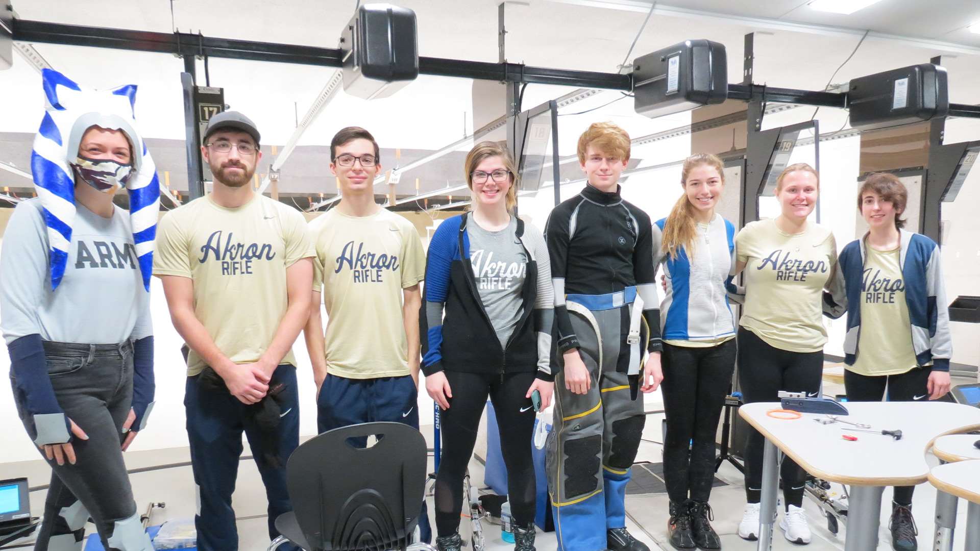 Akron rifle team