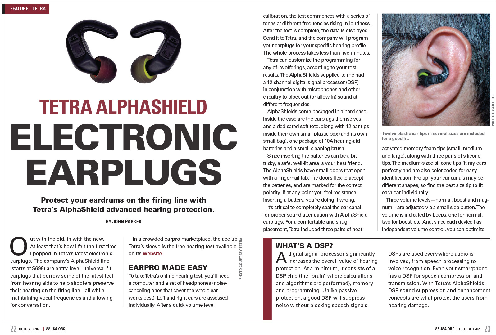 Tetra AlphaShield earplugs