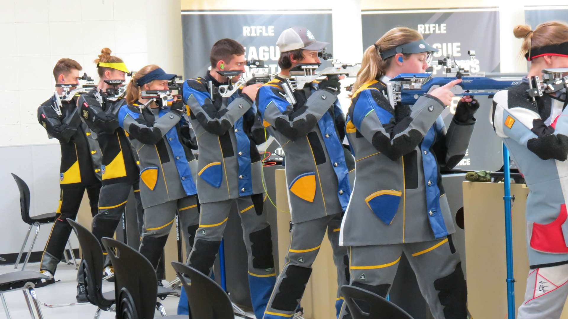 Akron rifle team