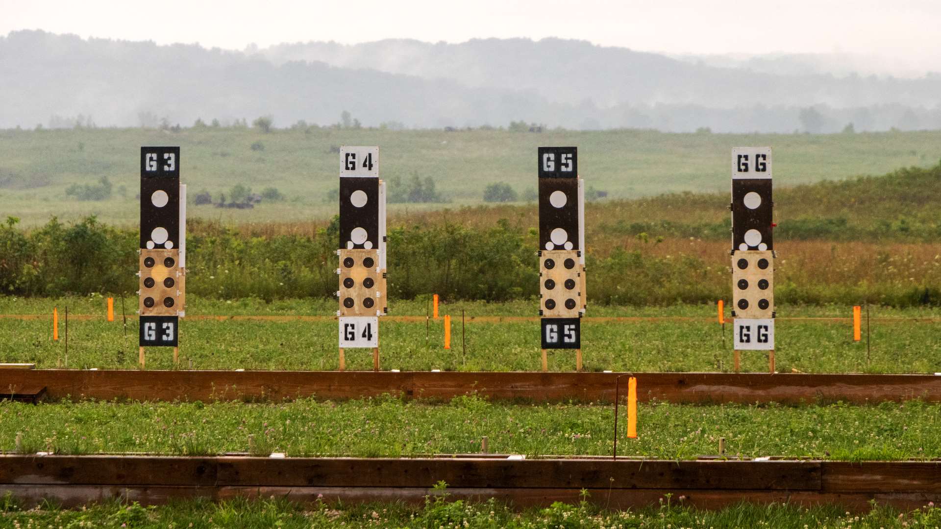 Rainy day rifle targets