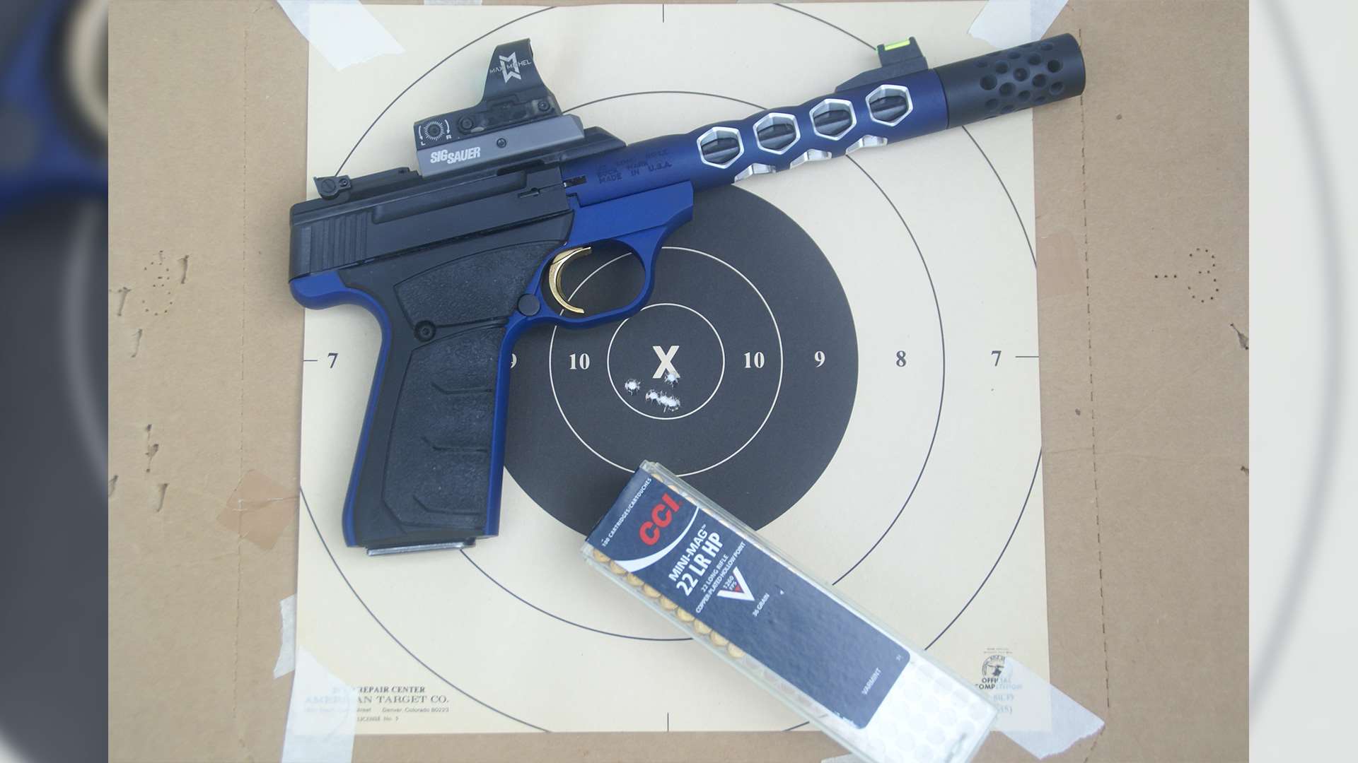 Buck Mark Plus Vision .22 LR pistol