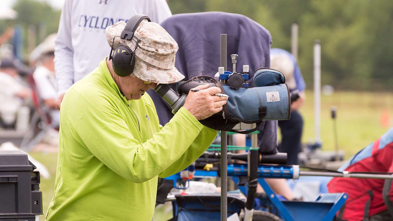 Spotter at the 2017 NRA High Power Rifle Long Range Championships