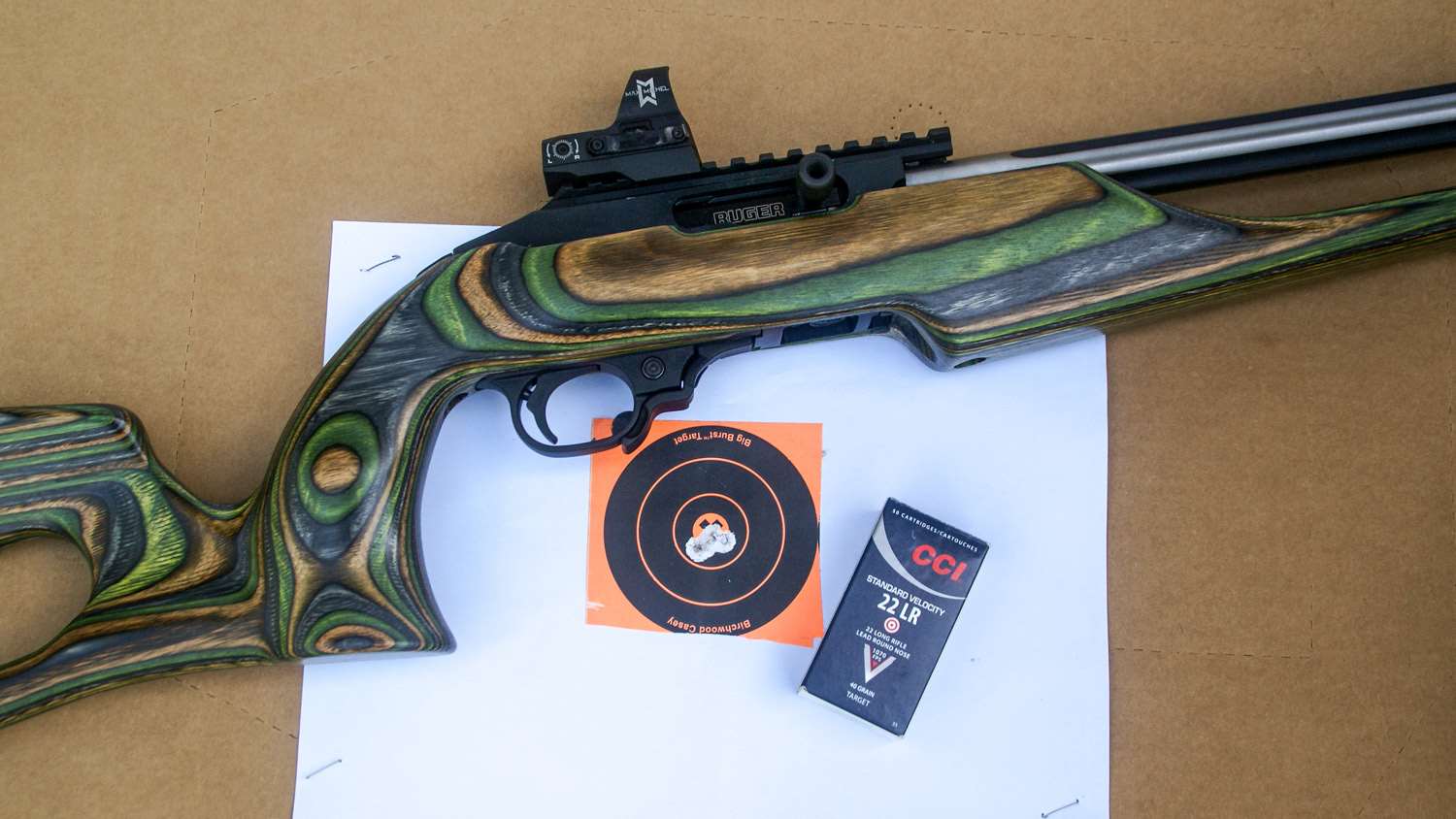Ruger Custom Shop 10/22 accuracy testing