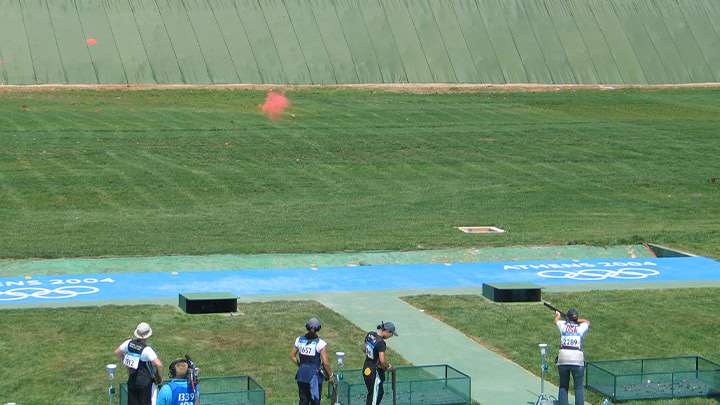 Kim Rhode at 2004 Athens Olympics