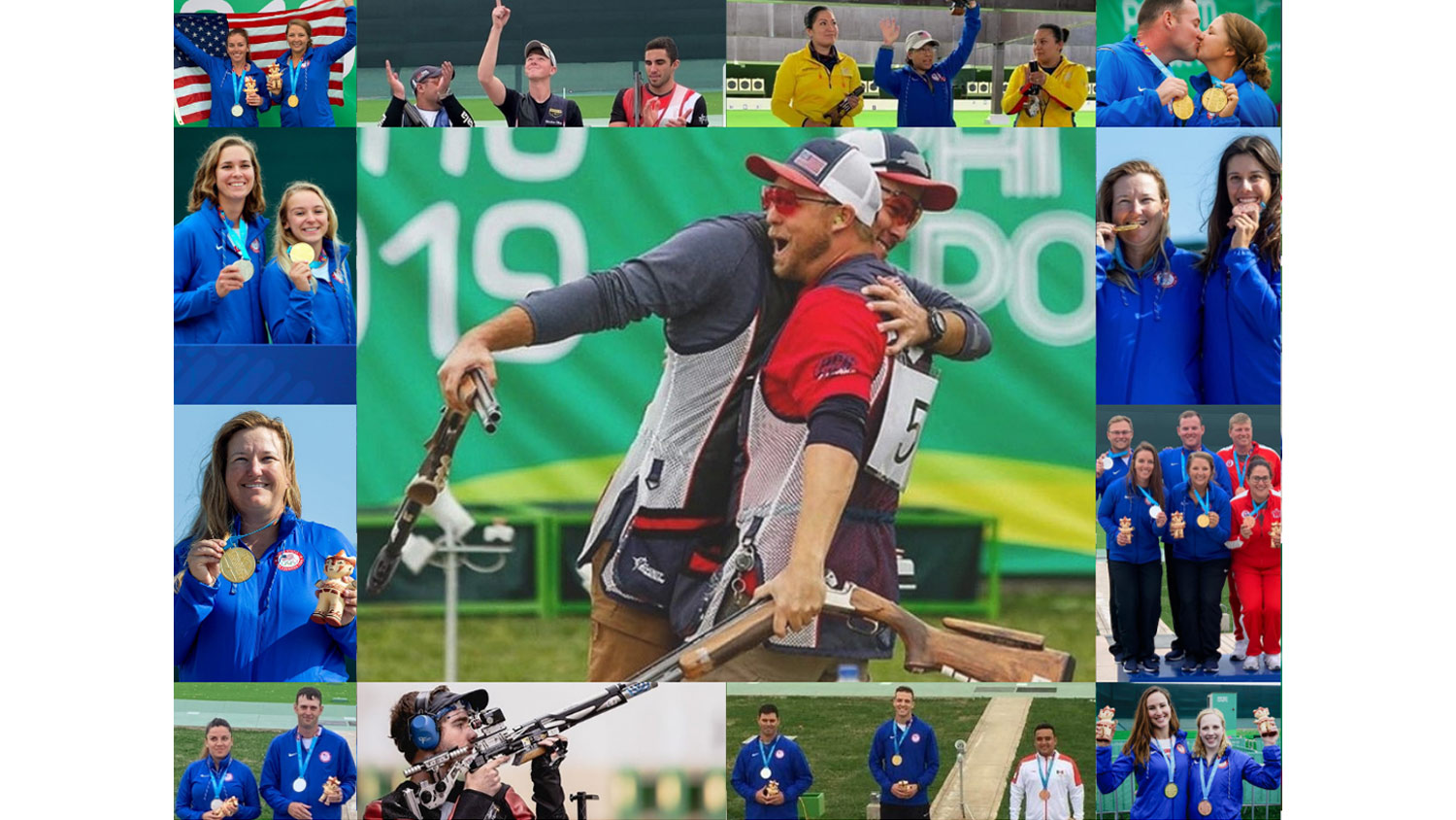 USA Shooting athletes at 2019 Pan Am Games, Lima, Peru