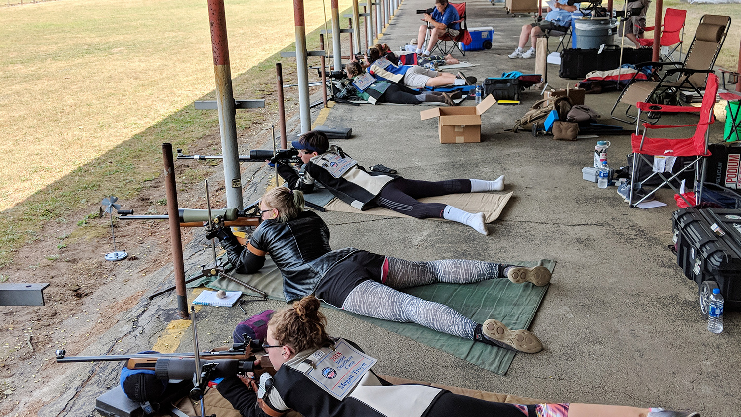 2018 NRA Junior Smallbore Camp | Firing line