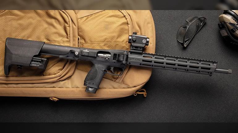 Smith & Wesson’s Folding M&P FPC 22LR Features Built-In Magazine Storage | An NRA Shooting Sports Journal
