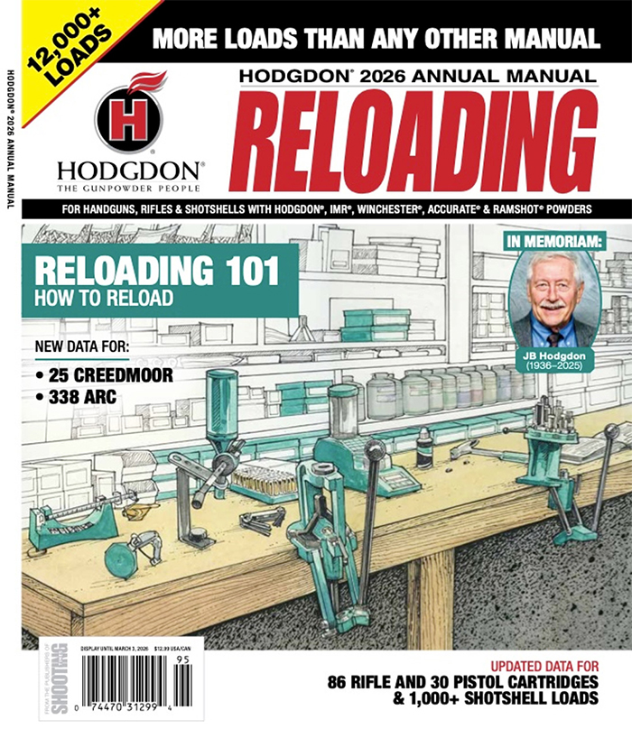 New: 2026 Hodgdon Annual Manual | An NRA Shooting Sports Journal