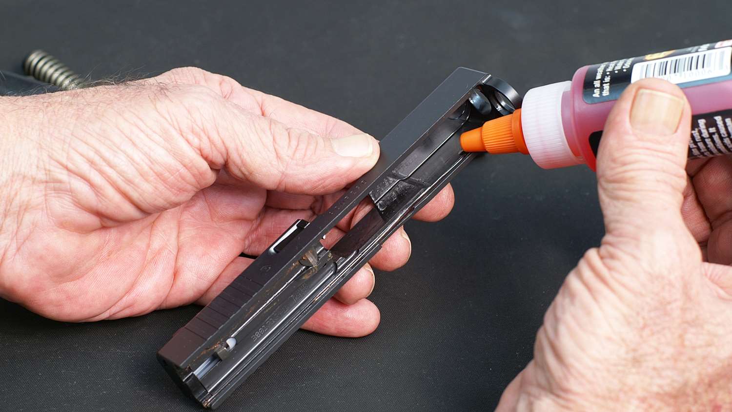 Lube the slide of your new gun