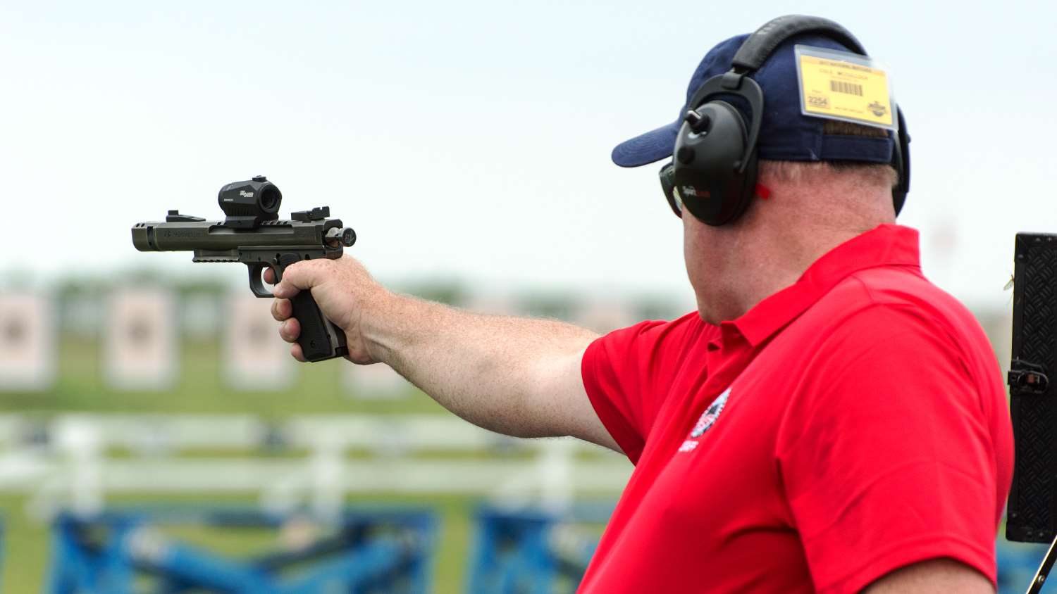 Cole McCulloch of NRA shooting the .22 match at Camp Perry