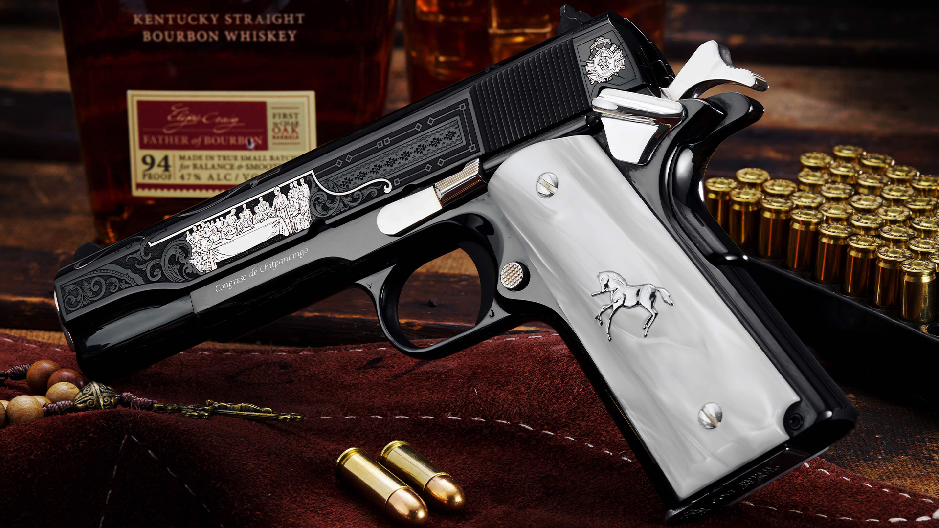 New: SK Customs Limited-Edition Generalissimo Jose M. Morelos Colt 1911