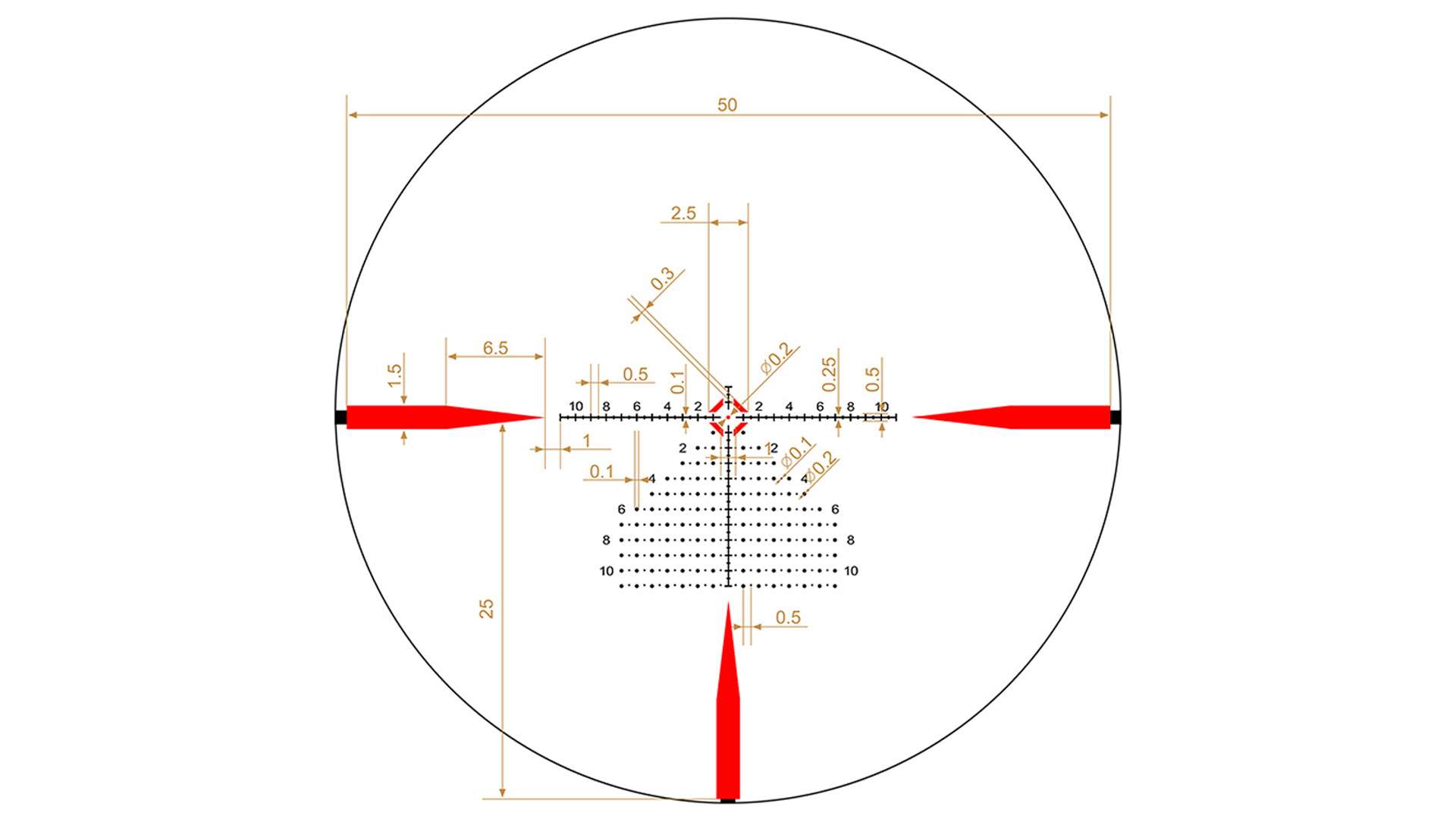 30T reticle