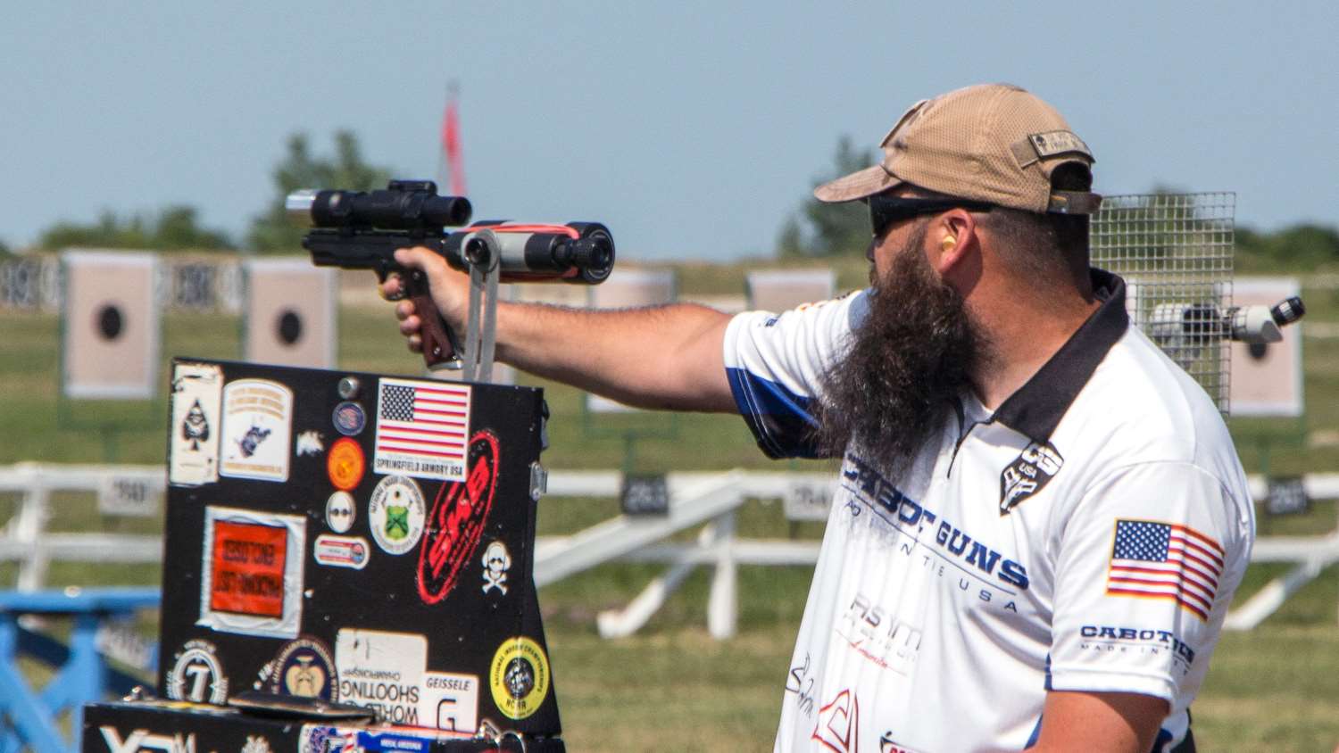 Cabot Guns&#x27; Jonathan Shue at Camp Perry, 2018