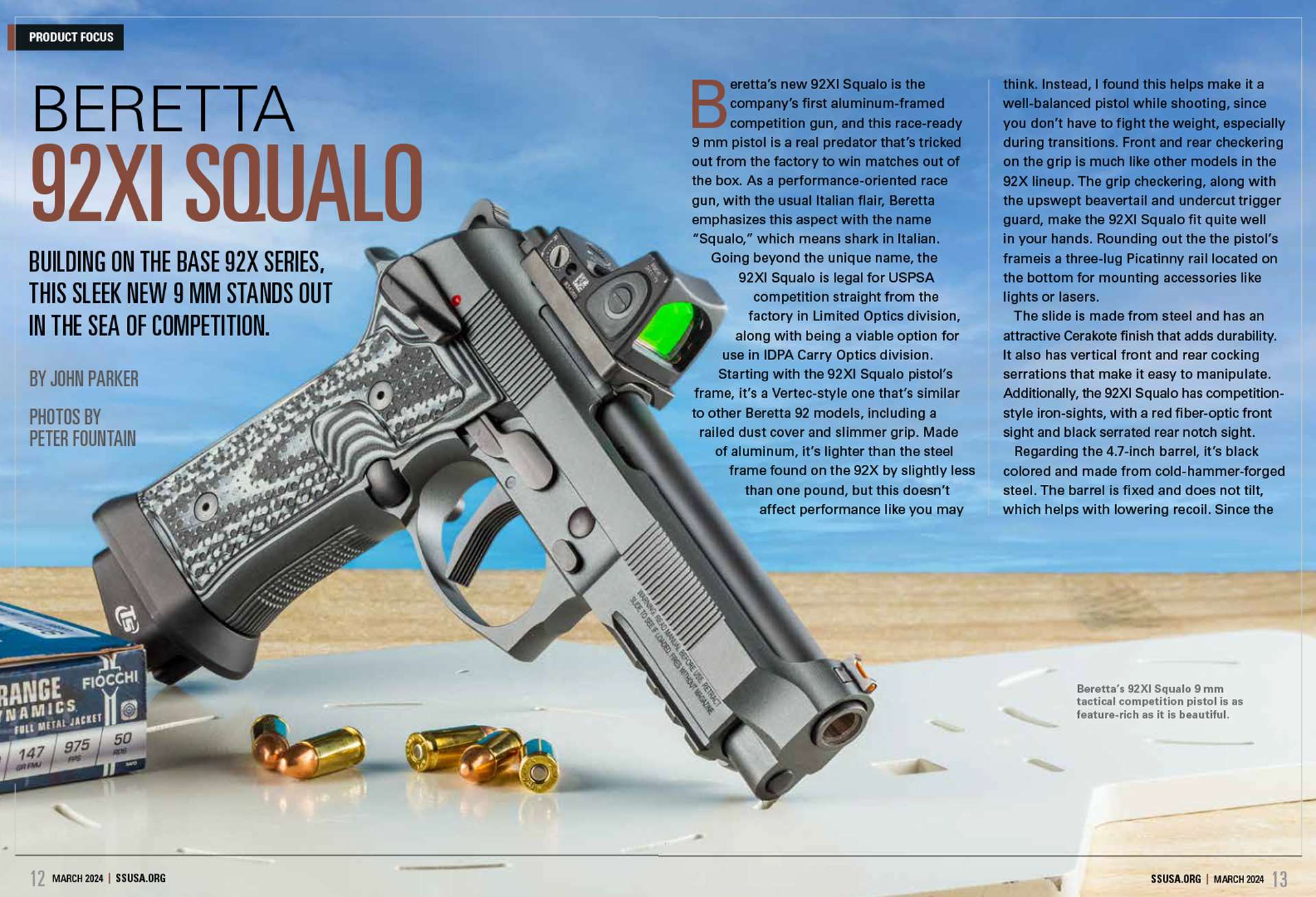 Beretta 92XI Squalo