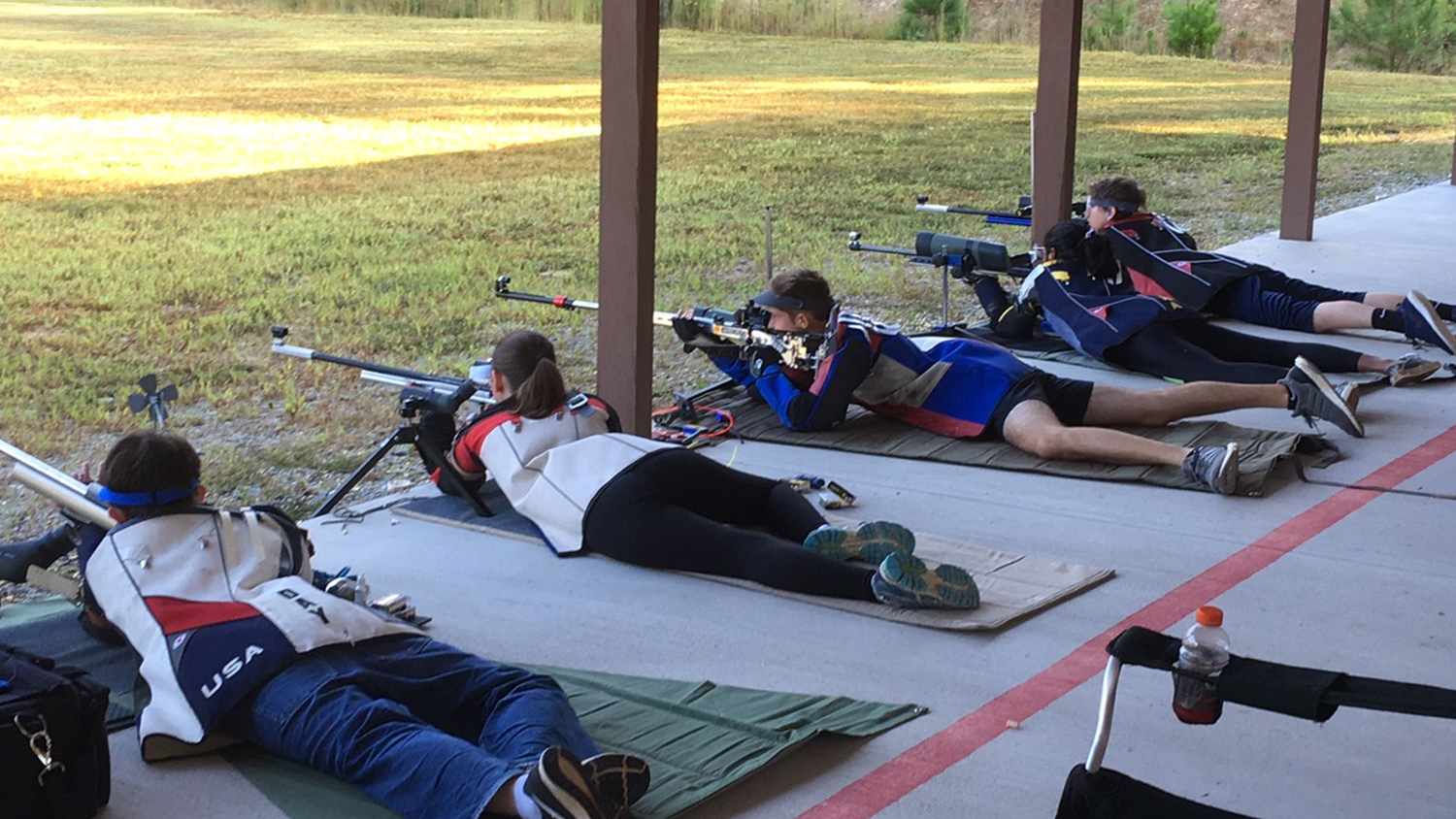Junior shooters at the 2018 Georgia State Conventional Prone and F-Class Championships